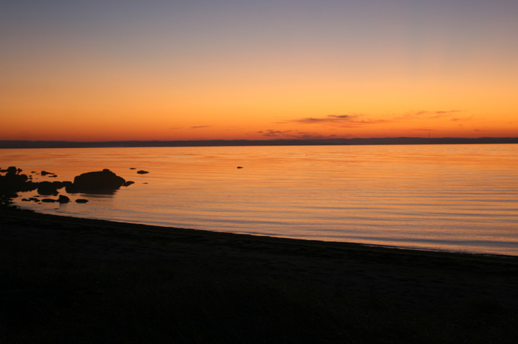 Piney Point at Sunset by Lyn Littlefield Hoopes Piney Point at Sunset by Lyn Littlefield Hoopes