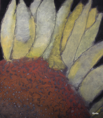 Sunflower Poetry from Art Workshop with Lyn Littlefield Hoopes